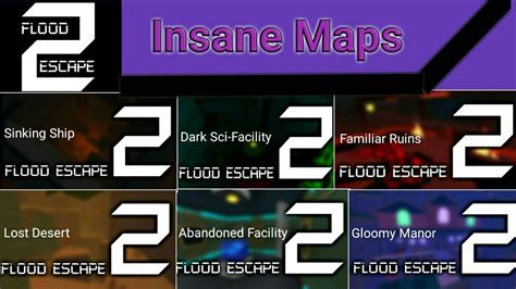 insane maps flood escape 2